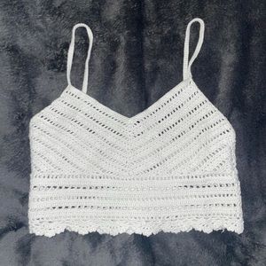 crochet bralette crop top